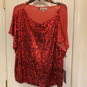 Jennifer Lopez Sequin Top New With Tags